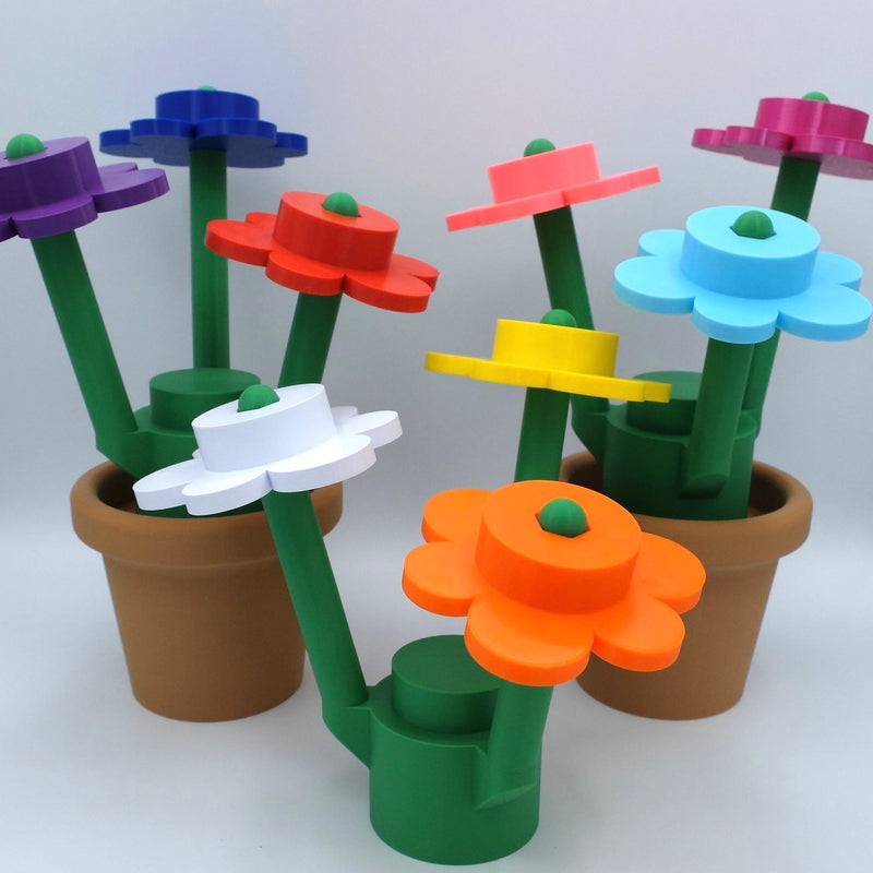Building Block Flowers Bouquet for Indoor or Outdoor Decor