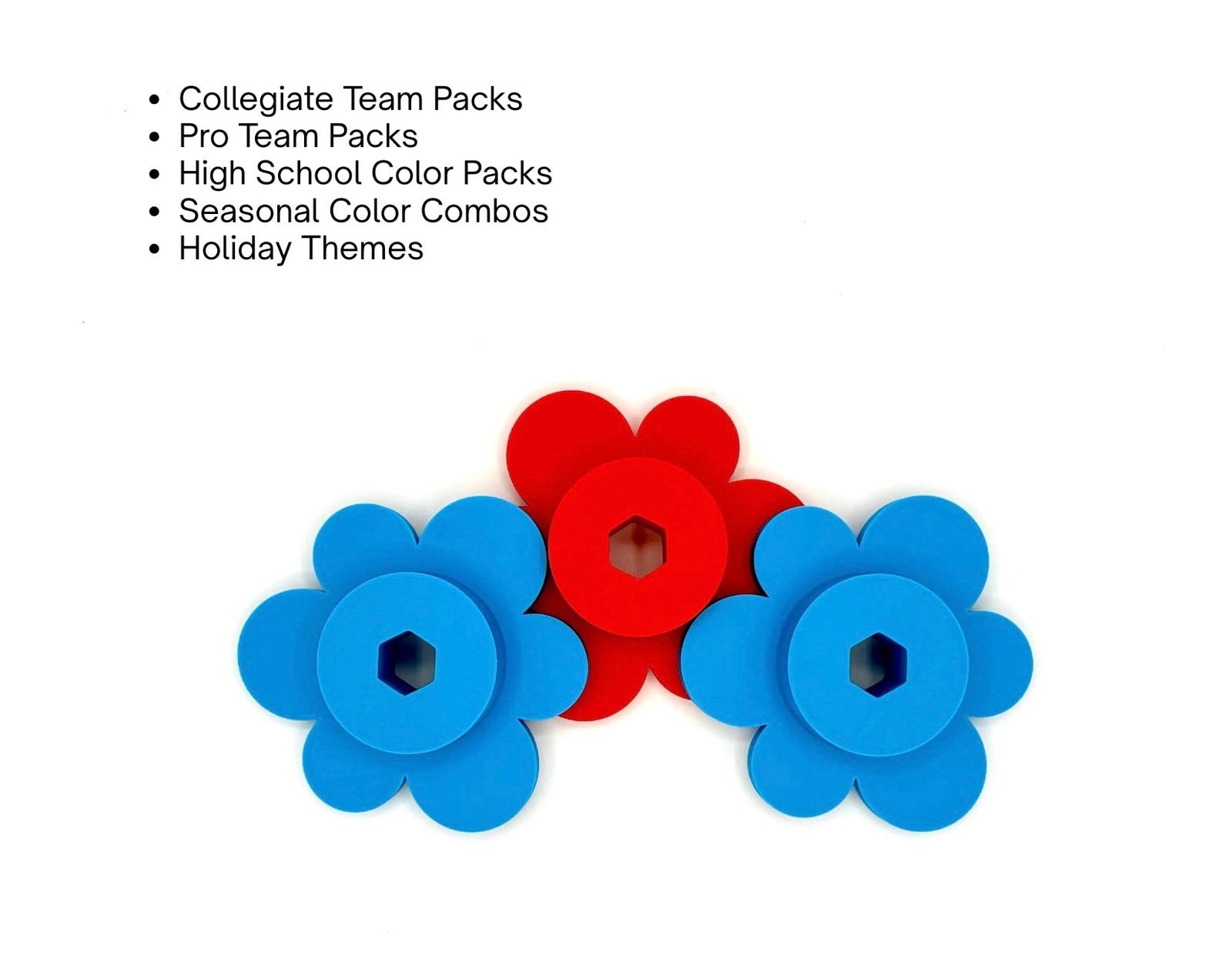 Block Flower Add-On Pack (Set of 3)