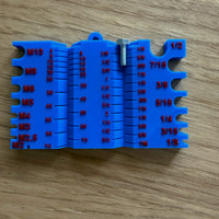 Bolt & Screw Gauge Tool | Metric/SAE Thread Sizing Guide