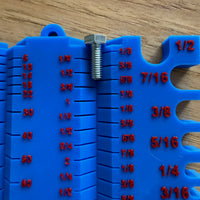 Bolt & Screw Gauge Tool | Metric/SAE Thread Sizing Guide