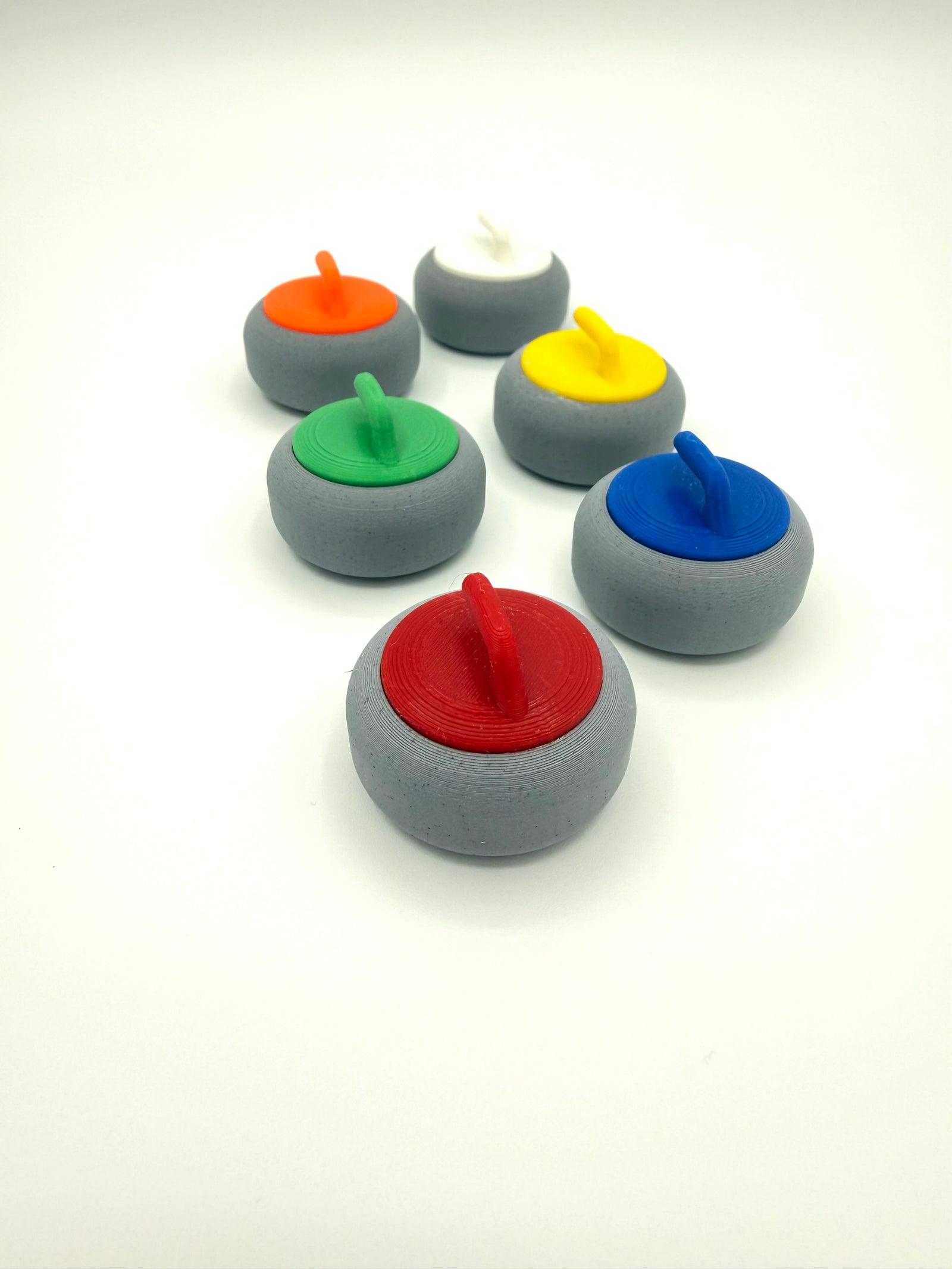 Curling Stone Magnets 6-Pack